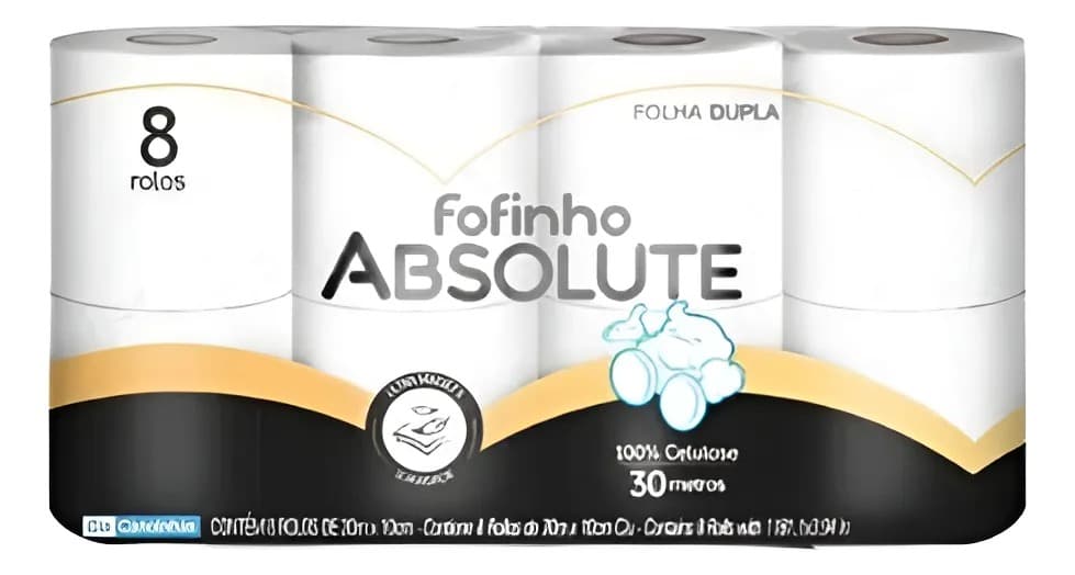 Fofinho Absolute papel higiénico 30mx8