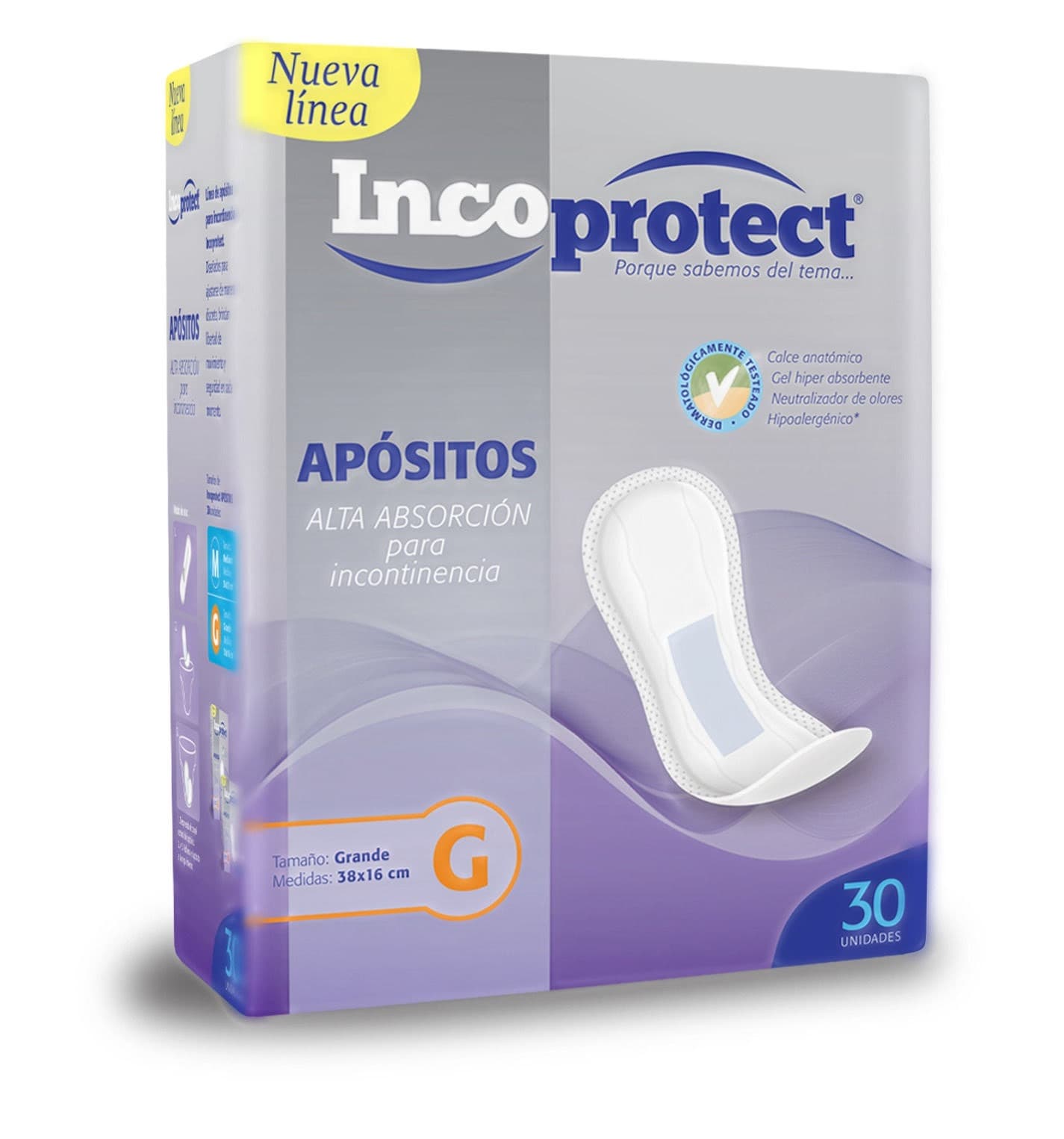 Incoprotect apósitos talle G x30