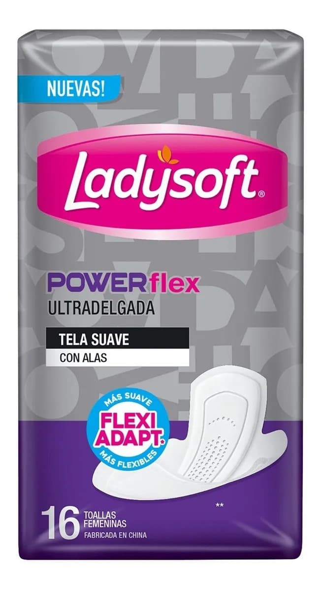 Ladysoft powerflex ultradelgadas alas x16