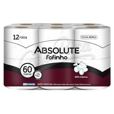 Fofinho Absolute papel higiénico 12x60mts doble hoja