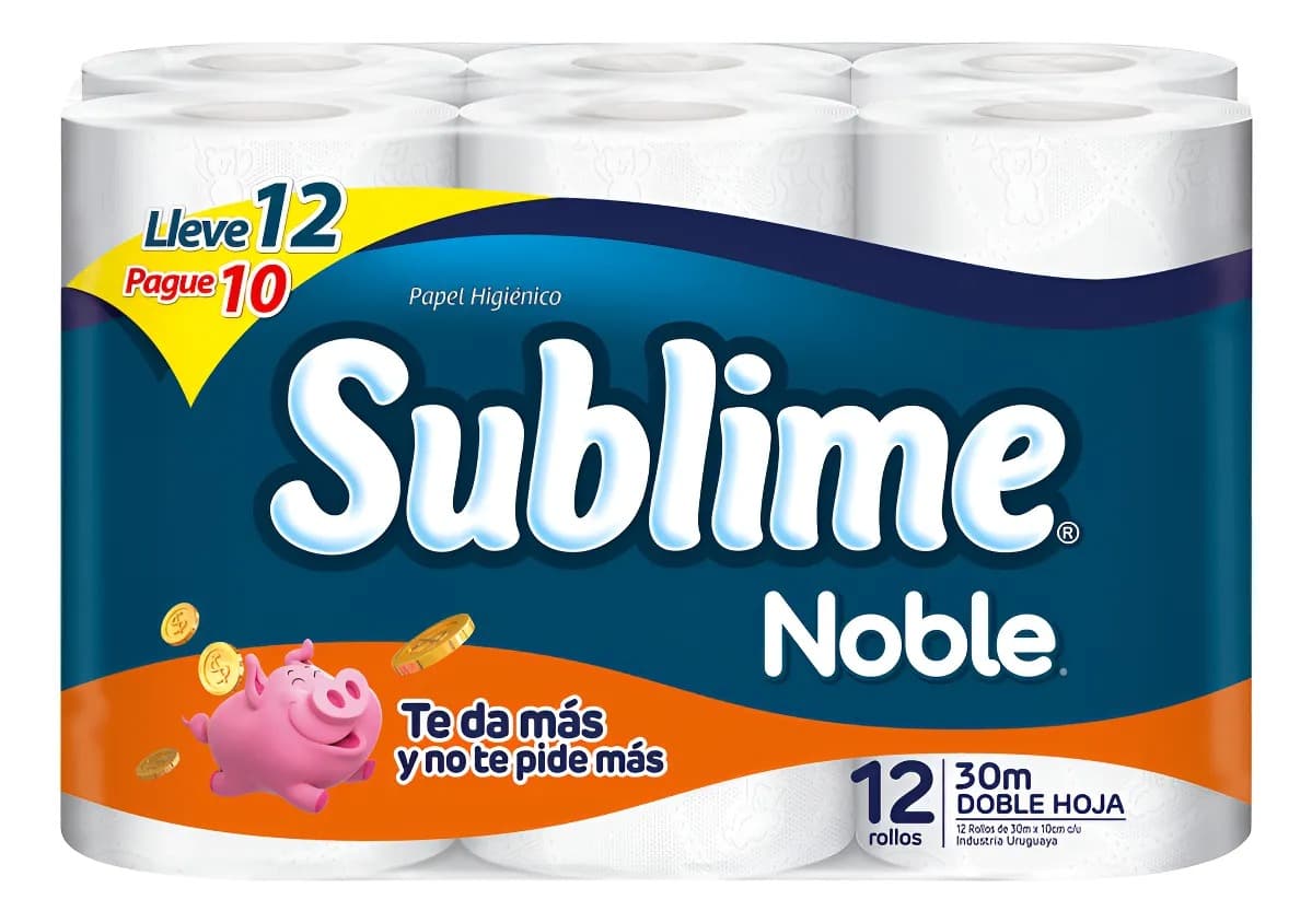 Sublime Papel higiénico 12x30mt doble hoja