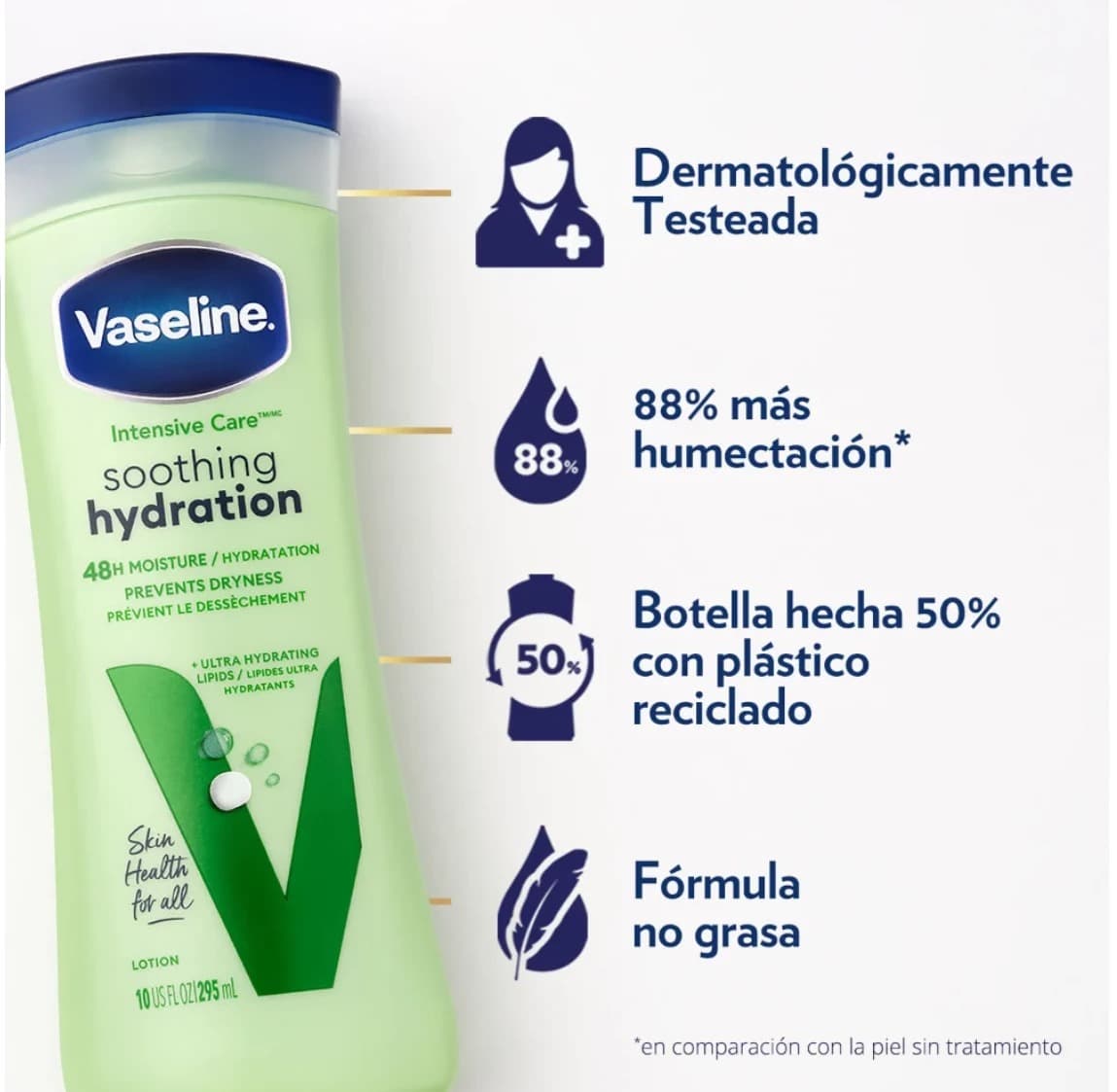 Vaseline Intensive Care soothing hydration, crema 295ml