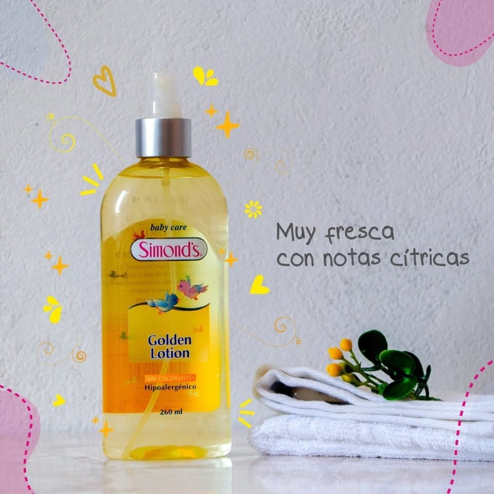 Simond's baby care Golden Lotion 260ml para bebé