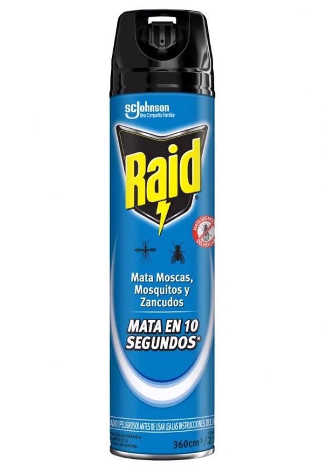 Raid mata moscas y mosquitos 420cm3 sin olor
