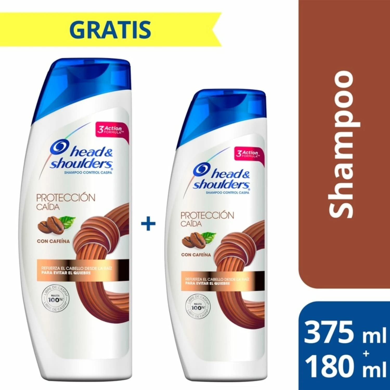 Head & Shoulders Sh Protección Caída 375+180ml