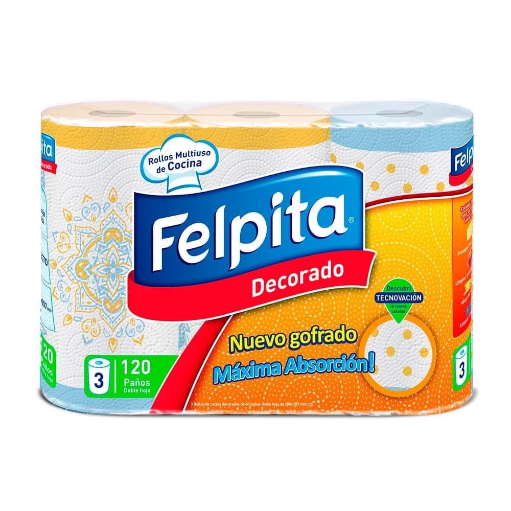 Felpita toallas de cocina decoradas X3 120 paños