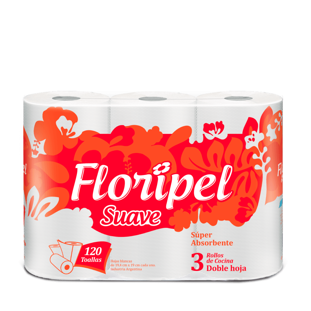 Floripel toallas de cocina X3 120 paños