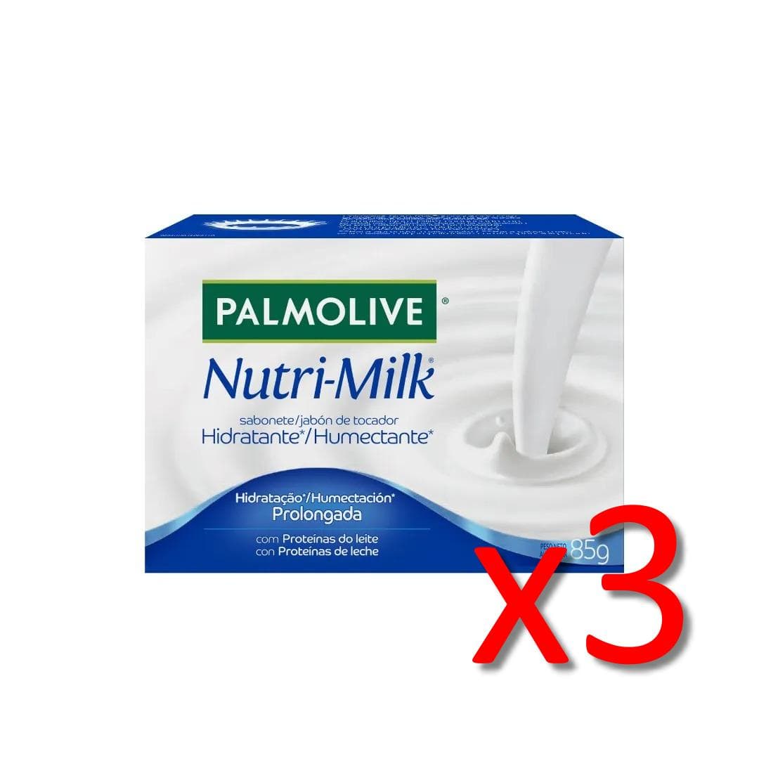 Palmolive Nutri-Milk jabón hidratante 3x80g OFERTA