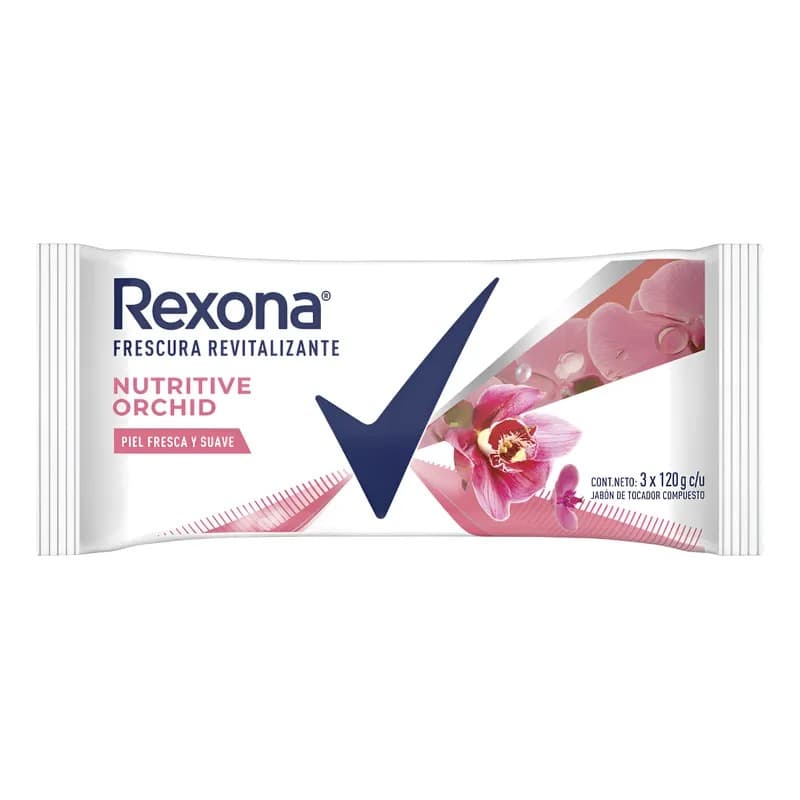 Rexona Nutritive Orchid jabón tocador 3x120g