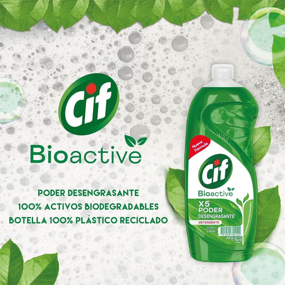 Cif Bioactive LIMA detergente cocina 750ml