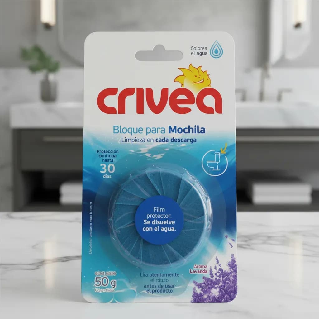 Crivea bloque para mochila lavanda