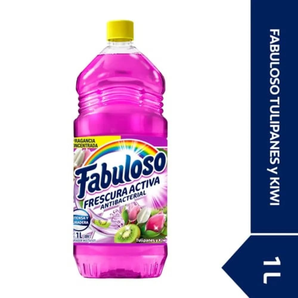 Fabuloso Frescura Activa Tulipanes y Kiwi 1L