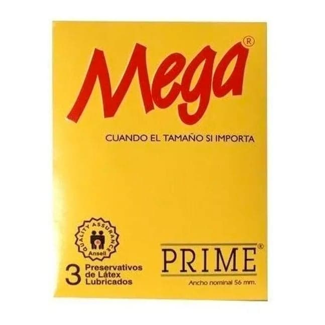 PRIME Mega preservativos x3