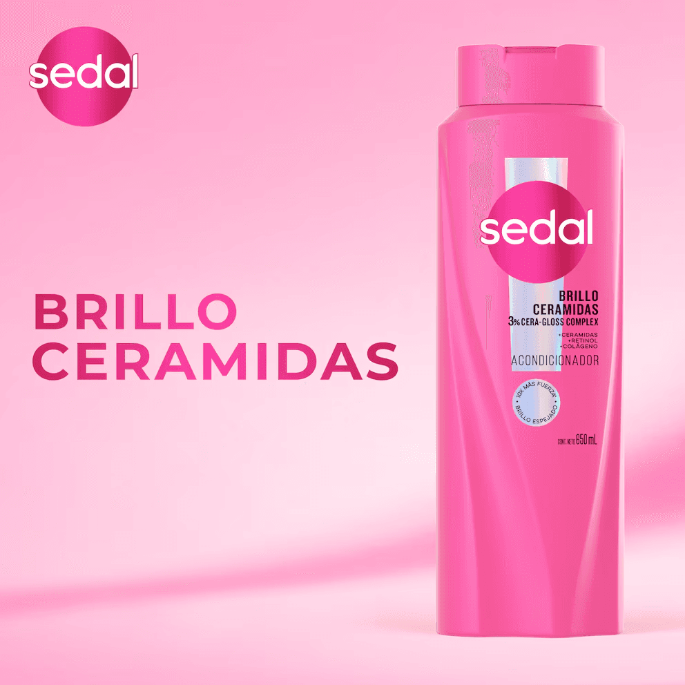 Sedal Acondicionador Brillo Ceramidas 650ml