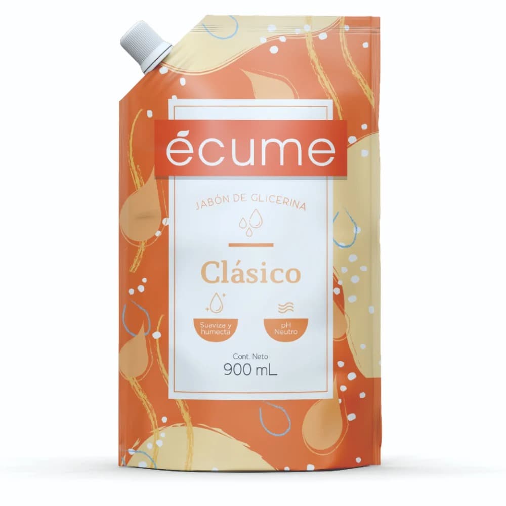 Écume jabón glicerina Clásico repuesto 900ml
