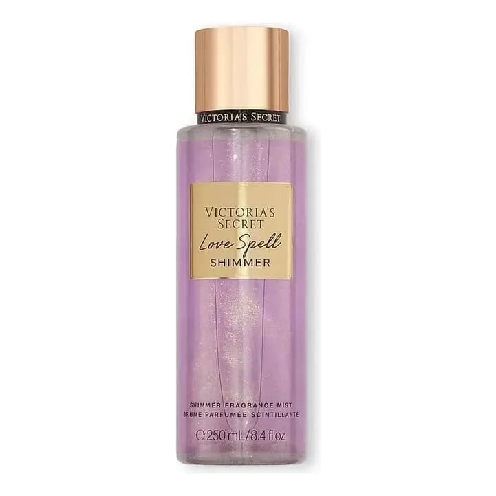Victoria's Secret-Love Spell SHIMMER Fragrance Mist CON BRILLO