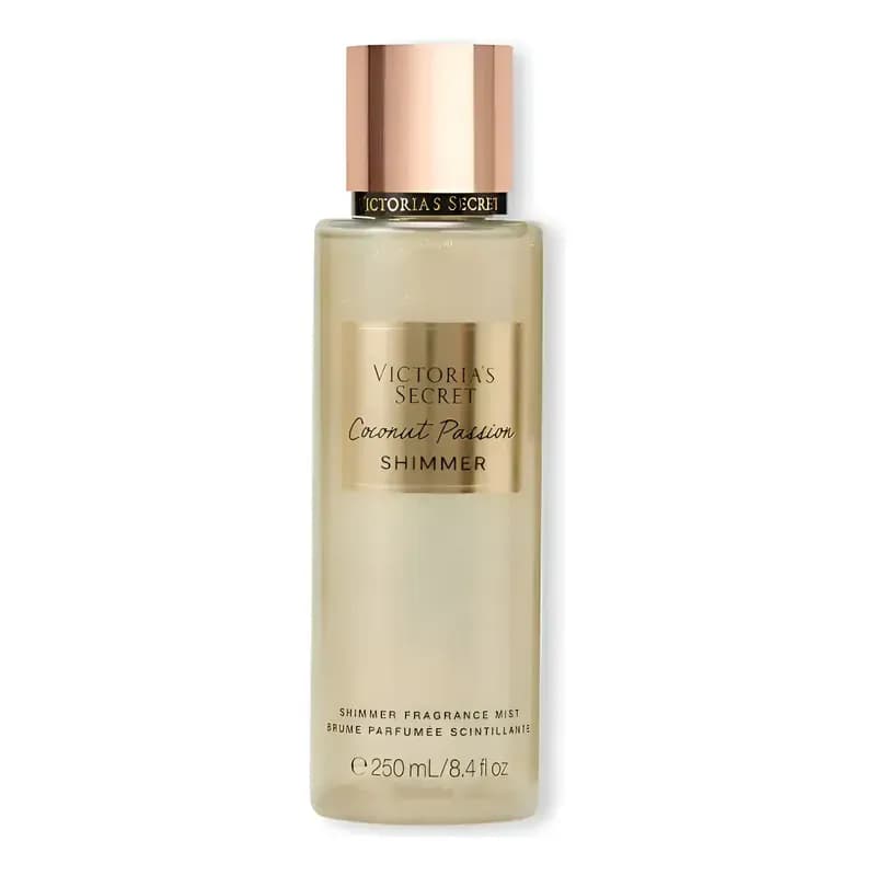 Victoria's Secret-Coconut Passion SHIMMER Fragrance Mist CON BRILLO