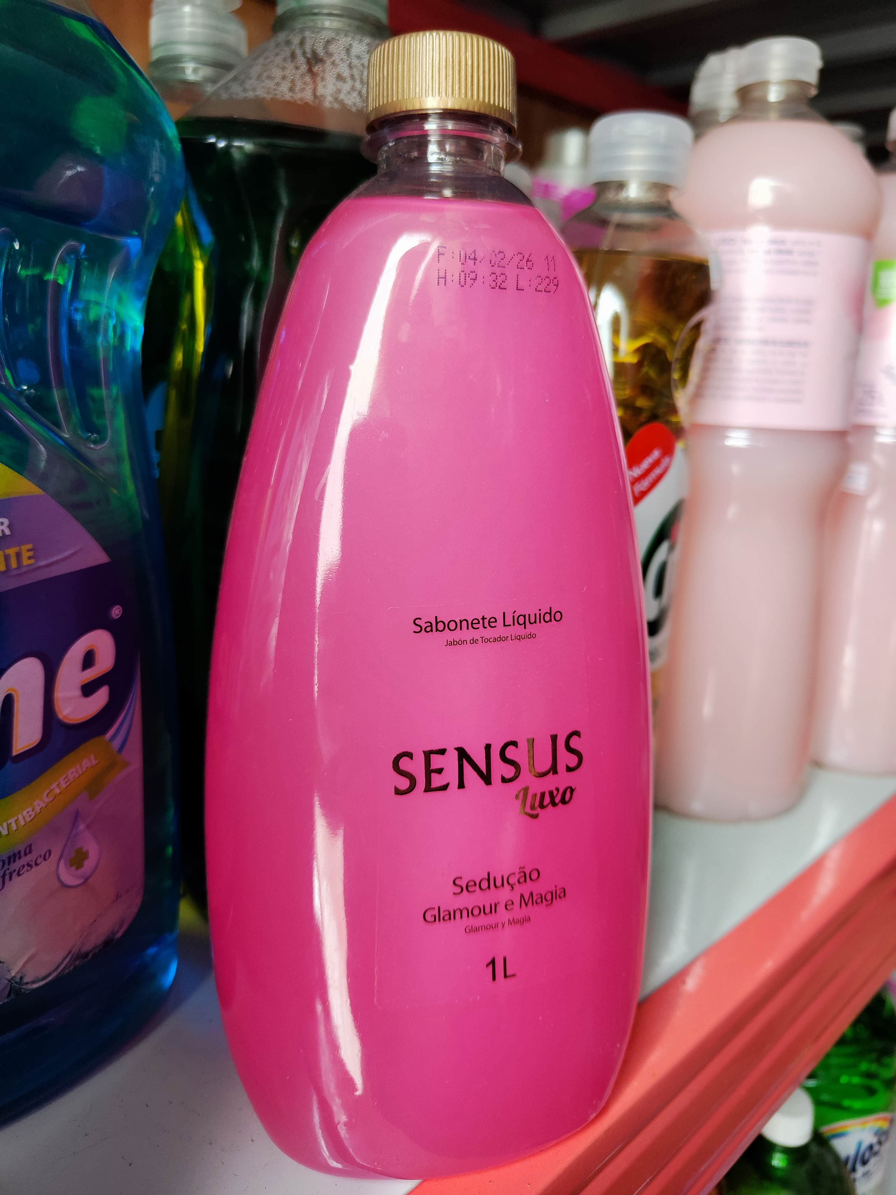 Sensus Luxo-Seducción, jabón de tocador líquido 1L