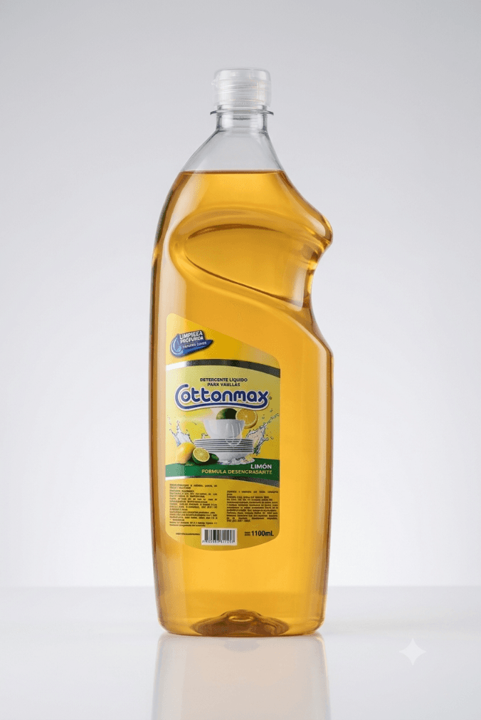 Cottonmax Limón detergente líquido para vajillas 1100ml