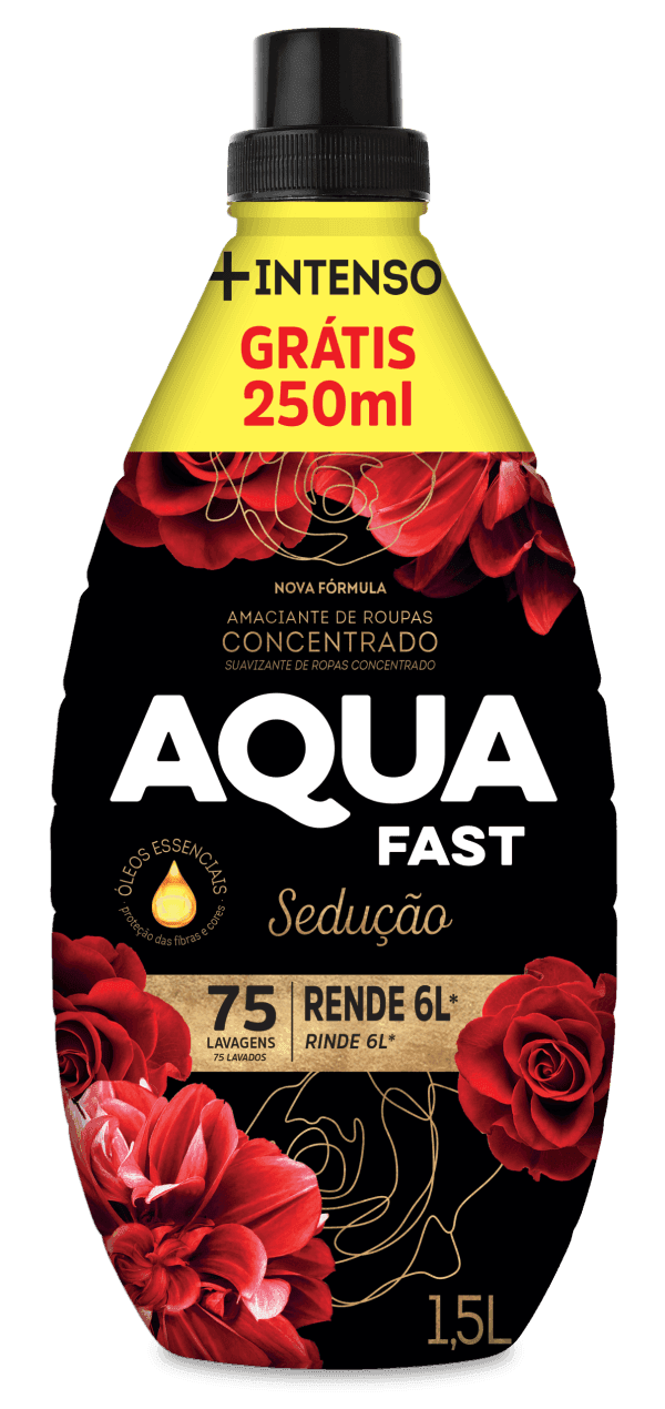Aqua Fast suavizante ropa concent. Seducao 1.5lt
