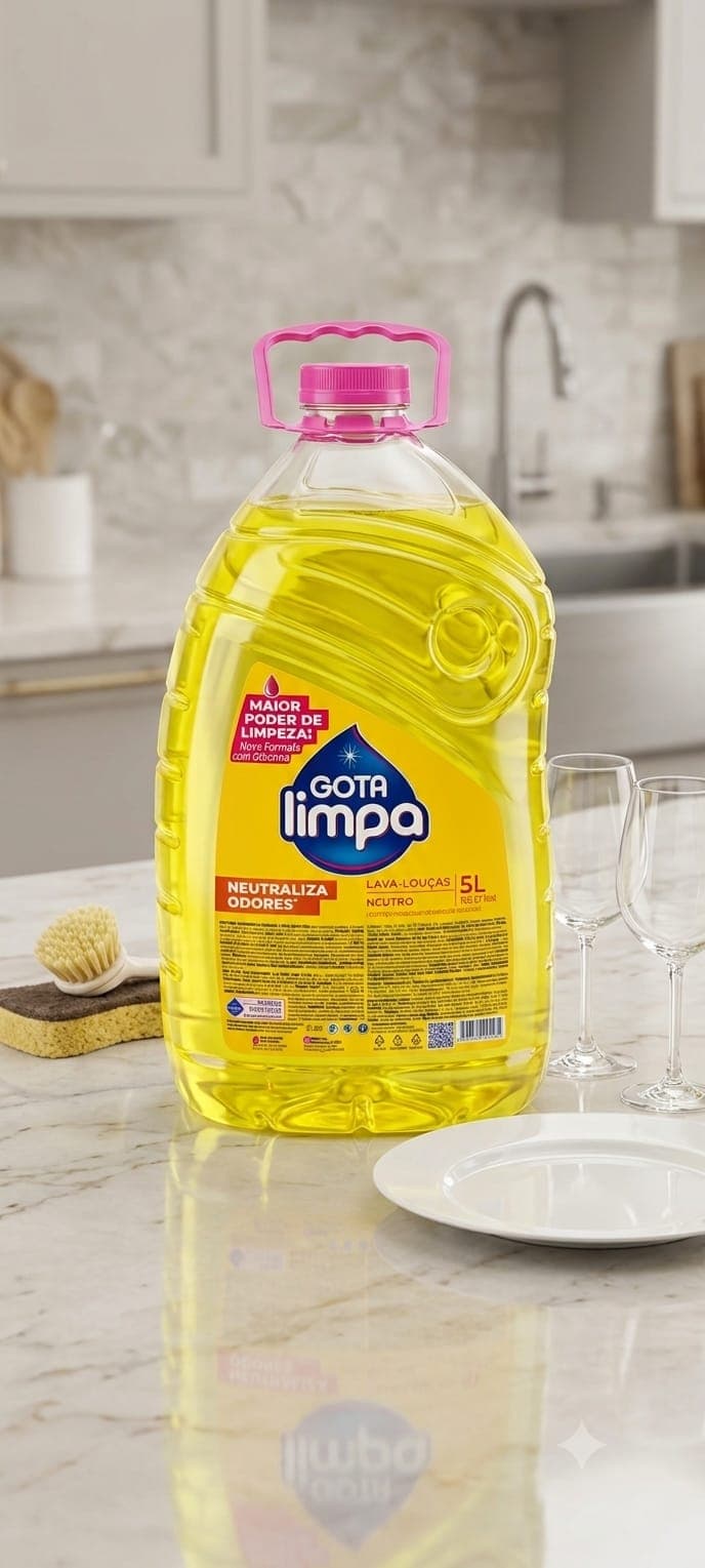 Gota limpa detergente para platos NEUTRO 5L