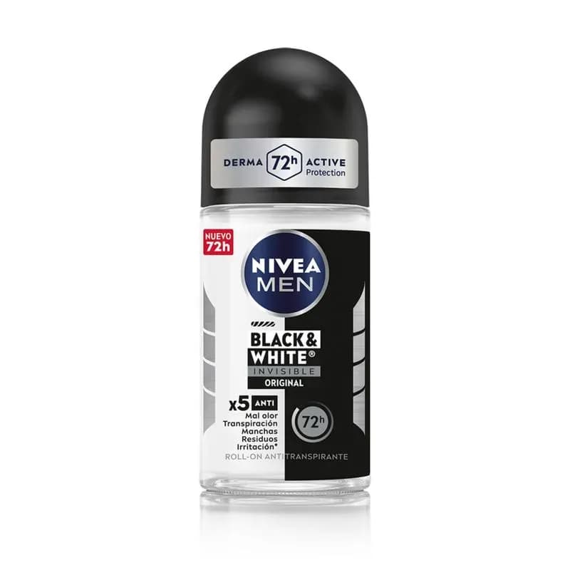 Nivea Men desodorante roll-on BLACK & WHITE