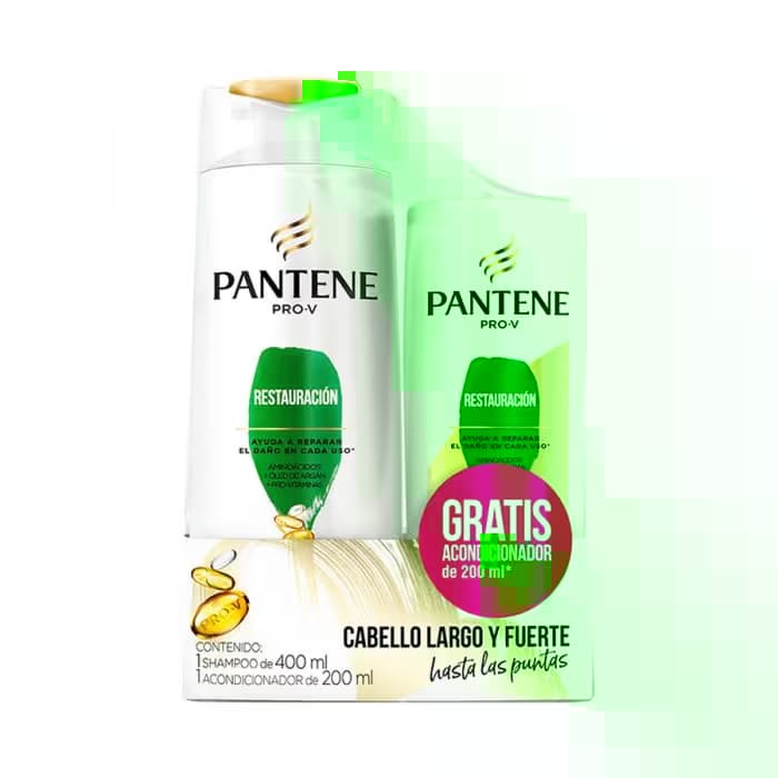 Pantene Restauración pack 400sh+200ac