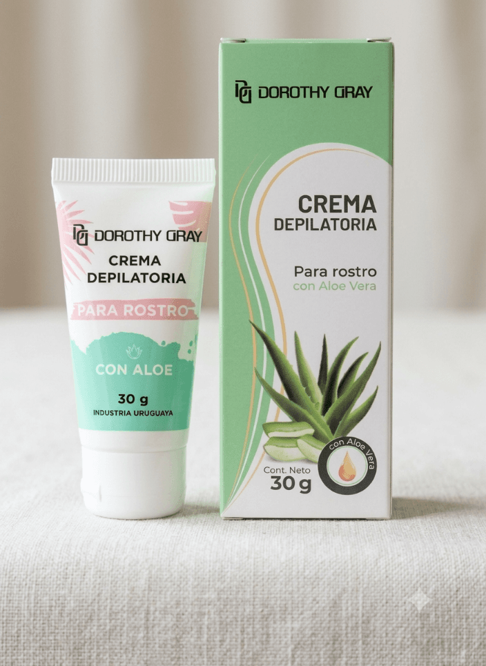 Dorothy Gray Crema Depilatoria para rostro con Aloe Vera