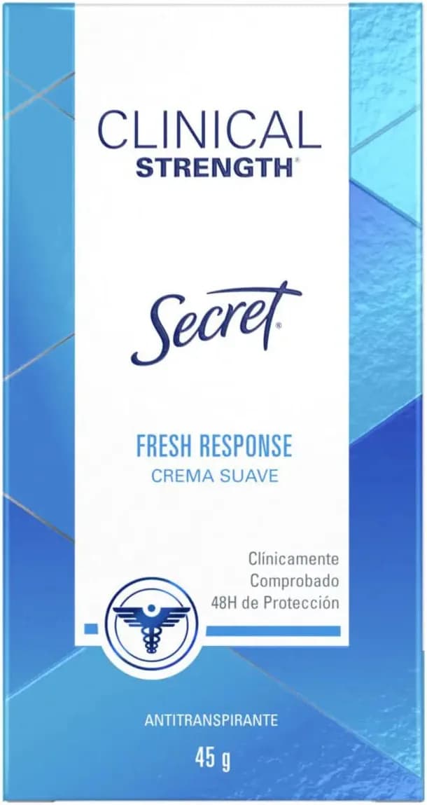 Secret CLINICAL STRENGTH, antitranspirante en crema suave, 48hs