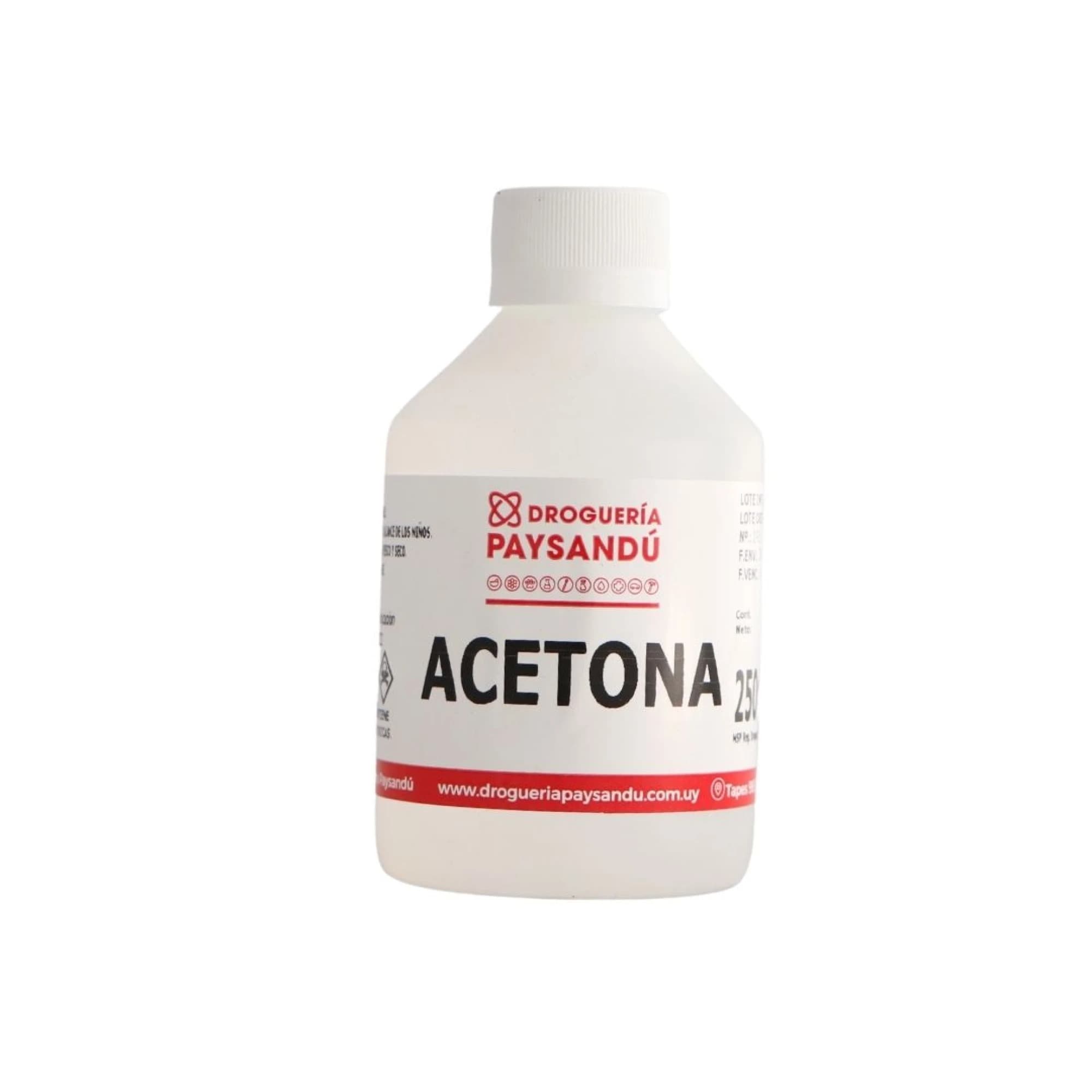Acetona Pura 250mL