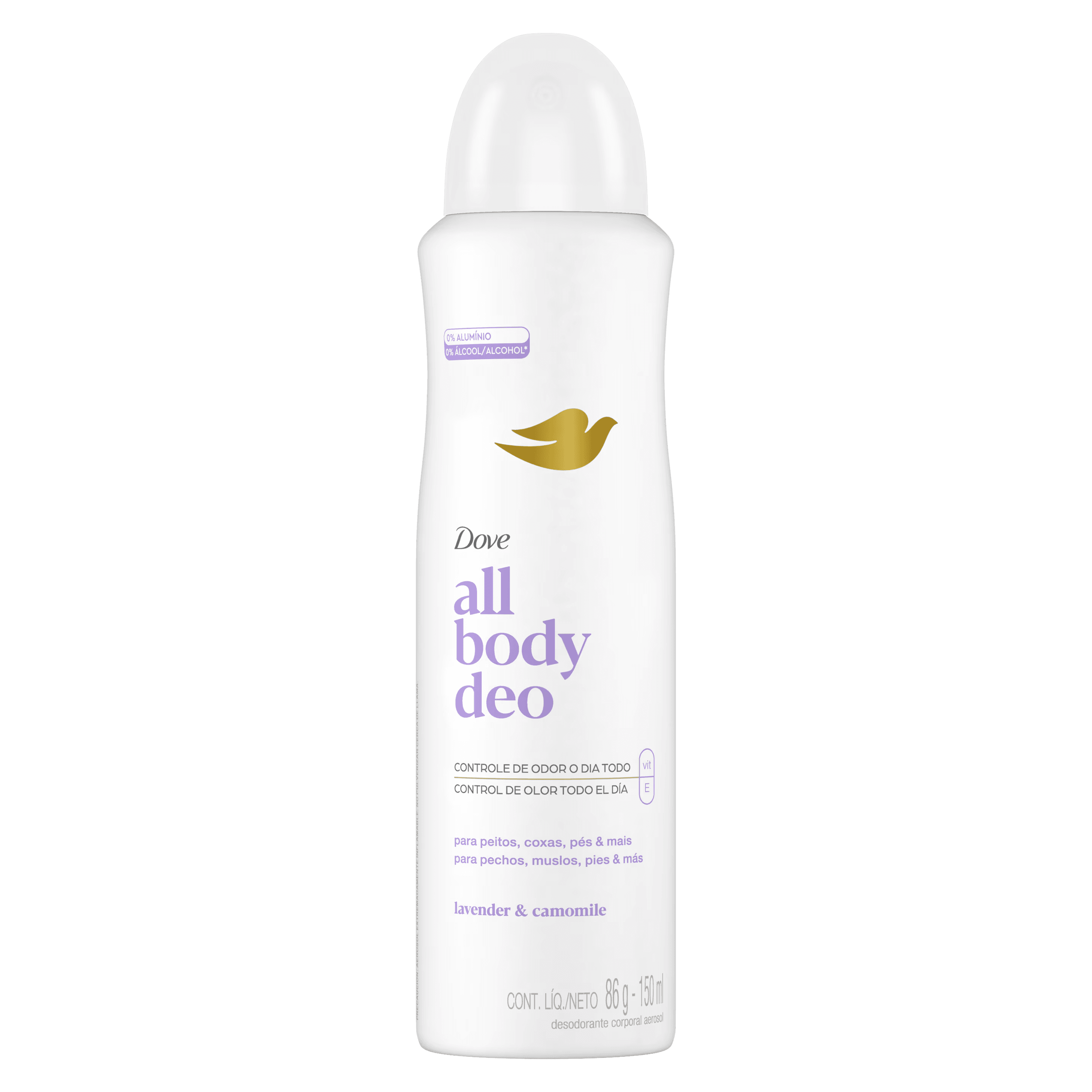 Dove all body deo lavender & camomile desodorante corporal en aerosol