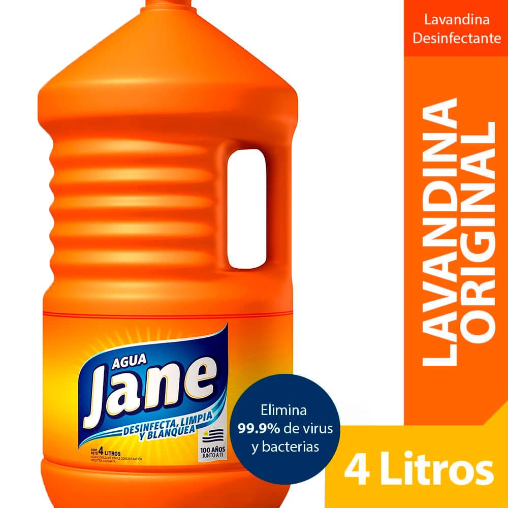 Agua Jane 4Lt, agua clorada