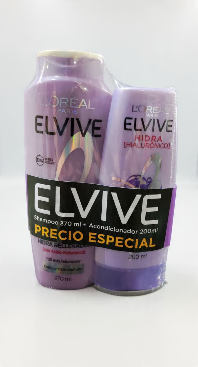 Elvive Hidra Hialurónico Sh.370ml+Aco.200ml